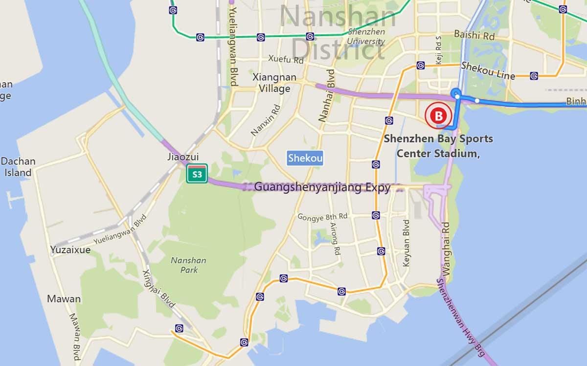 地図の深センベイ
