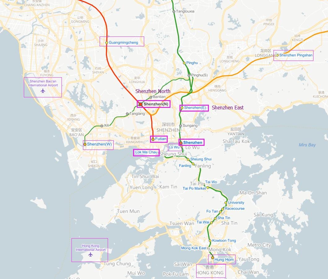 szx空港地図
