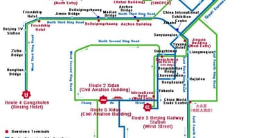 地図のバス深セン