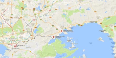 蛇口港地図
