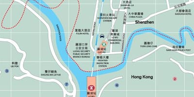 地図の羅湖商業城市